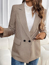 💕 Plaid Lapel Collar Blazer - Timeless Elegance 💕 thumbnail