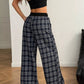 🌸 Plaid Wide Leg Pants - Classic Sophistication 🌸 - MegaSuperStar