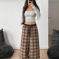 🌸 Plaid Wide Leg Pants - Classic Sophistication 🌸 - MegaSuperStar
