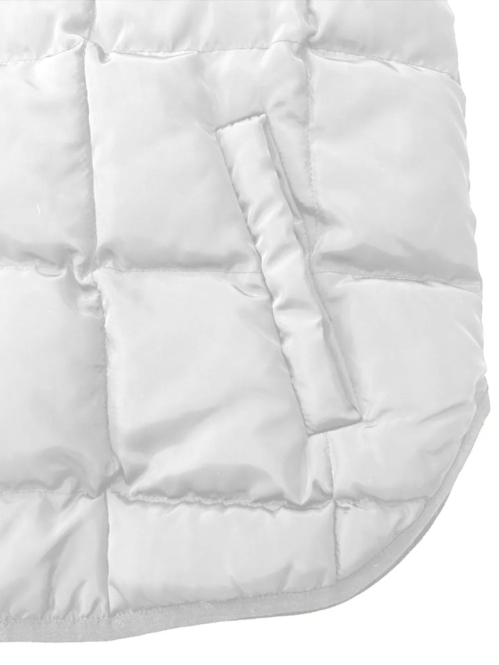 Pocketed Plaid Quilted Zip Up Winter Coat - MegaSuperStar