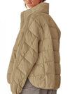 💕 Pocketed Plaid Winter Coat - Quilted Zip Up for Stylish Warmth 💕 thumbnail