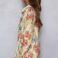 POL Floral Print Shirt - Stylish Button Down Long Sleeve Top - MegaSuperStar