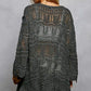 POL Openwork Lightweight Open Front Cardigan with Scalloped Edge - MegaSuperStar