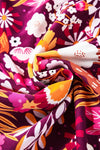 👗 Printed Midi Dress - Johnny Collar Long Sleeve Style 👗 thumbnail