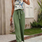 Printed Tank Top and Wide Leg Pants Set - MegaSuperStar