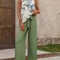 Printed Tank Top and Wide Leg Pants Set - MegaSuperStar