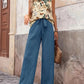 Printed Tank Top and Wide Leg Pants Set - MegaSuperStar