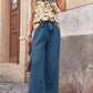 Printed Tank Top and Wide Leg Pants Set - MegaSuperStar