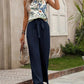 Printed Tank Top and Wide Leg Pants Set - MegaSuperStar