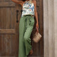 Printed Tank Top and Wide Leg Pants Set - MegaSuperStar