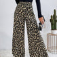 💖 Printed Wide Leg Pants with Elastic Waist for Ultimate Comfort 💖 - MegaSuperStar