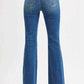RISEN High Rise Flare Jeans for Effortless Style and Comfort - MegaSuperStar