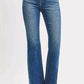 RISEN High Rise Flare Jeans for Effortless Style and Comfort - MegaSuperStar