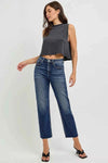 💕 RISEN High Rise Slim Barrel Jeans for Trendy Comfort and Style 💕 thumbnail