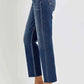 RISEN High Rise Slim Barrel Jeans for Trendy Comfort and Style - MegaSuperStar
