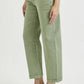 RISEN Plus Size Tummy Control Jeans - High Rise Crop Barrel Style for Ultimate Comfort - MegaSuperStar