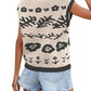 Round Neck Cap Sleeve Knit Top - MegaSuperStar
