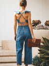 🌸 Ruffled Denim Jumpsuit for Effortless Style and Comfort 🌸 thumbnail