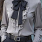 Ruffled Tie Front Blouse for Chic Style and Comfort - MegaSuperStar