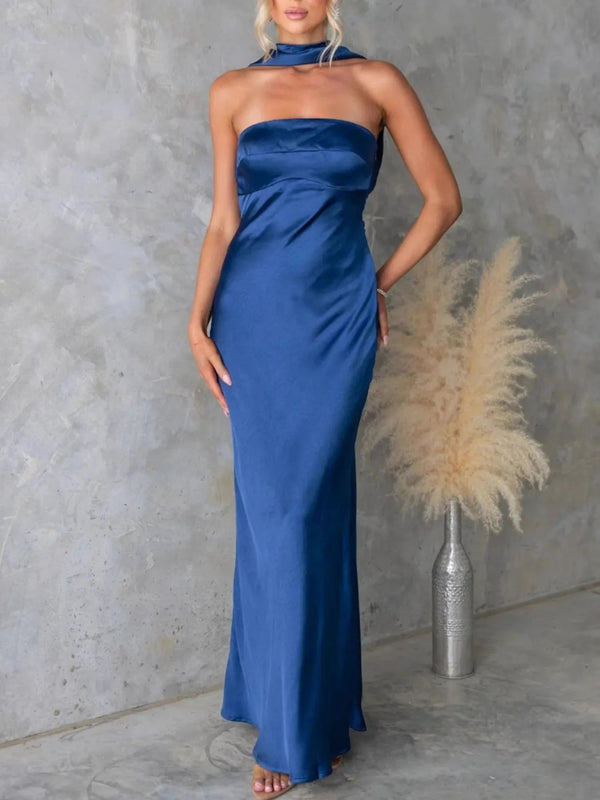 💕 Satin Tube Maxi Dress 💕