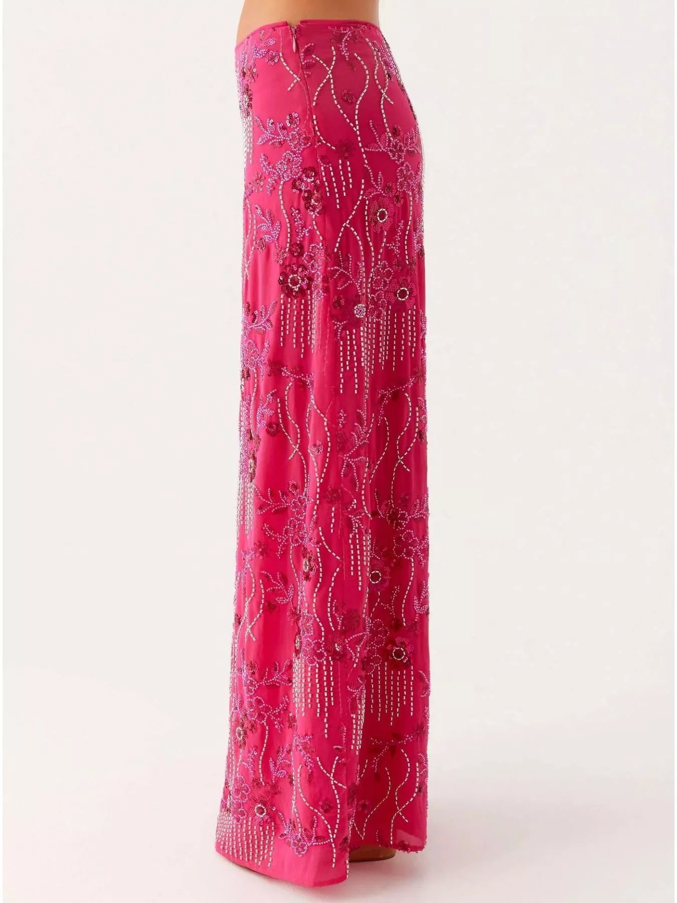✨ Sequin Embroidered Maxi Skirt 💃 - MegaSuperStar