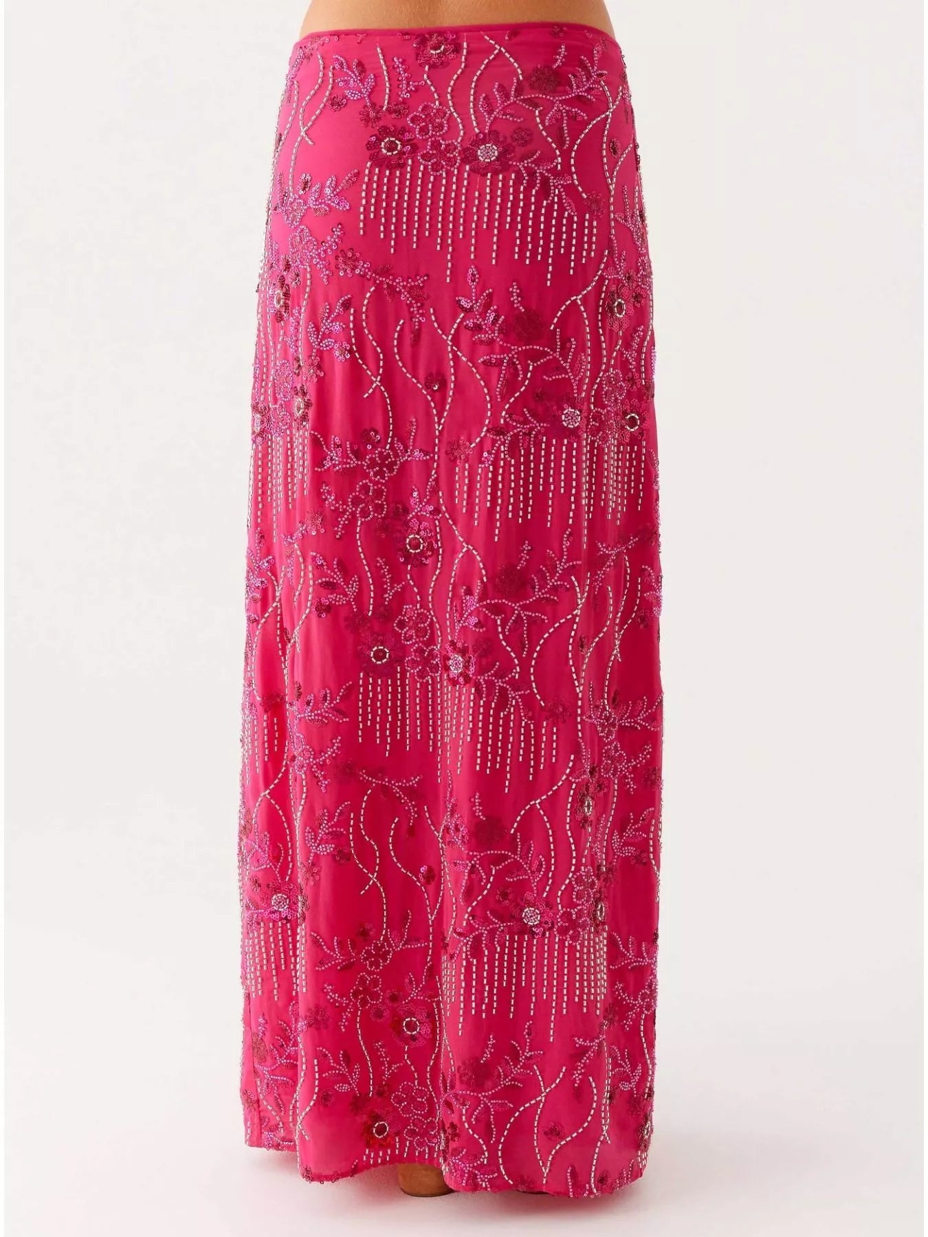 ✨ Sequin Embroidered Maxi Skirt 💃 - MegaSuperStar