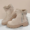 🌸 Side Zipper Fuzzy Boots 🌸 thumbnail