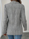 💕 Single-Breasted Plaid Blazer - Sleek Sophistication 💕 thumbnail
