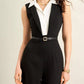 Sleeveless Wide Leg Jumpsuit - MegaSuperStar