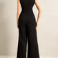 Sleeveless Wide Leg Jumpsuit - MegaSuperStar
