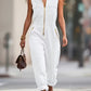 Sleeveless Zip - Up Jumpsuit - MegaSuperStar
