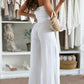 Smocked Tube Wide - Leg Jumpsuit - MegaSuperStar