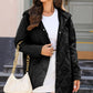 Snap Down Long Sleeve Quilted Winter Coat - MegaSuperStar