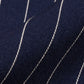 Striped Double - Breasted Blazer & Wide Leg Pants Set - MegaSuperStar