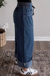 💕 Striped Wide-Leg Jeans 💕 thumbnail