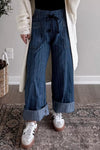 💕 Striped Wide-Leg Jeans 💕 thumbnail