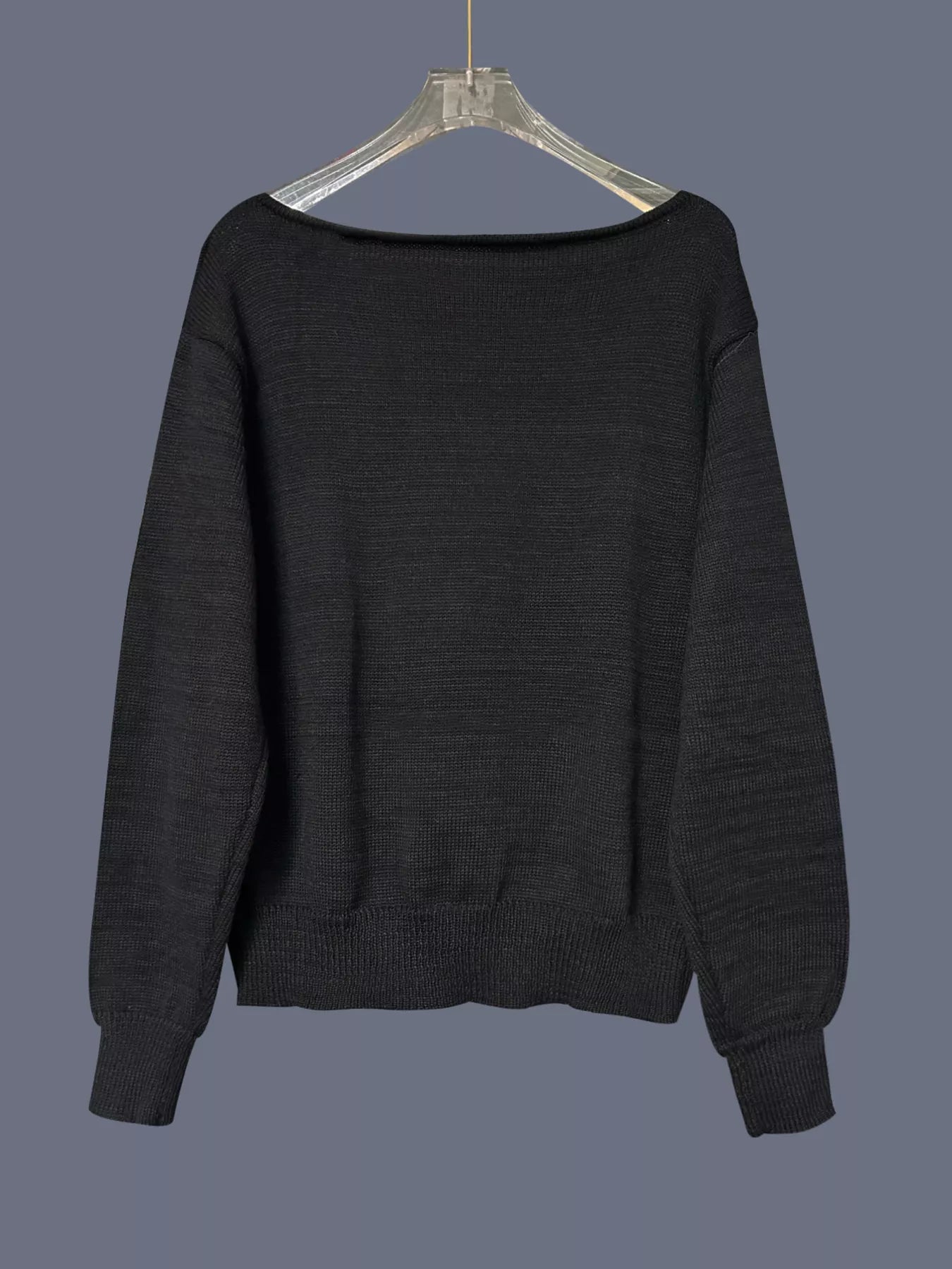 Studded Single Shoulder Knit Top - MegaSuperStar