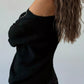Studded Single Shoulder Knit Top - MegaSuperStar