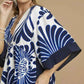 Umgee Abstract Print Dress with Kimono Sleeves - Mini Dress for Stylish Comfort - MegaSuperStar