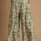 Umgee Bohemian Print Pants with Pockets