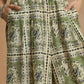 Umgee Bohemian Print Pants with Pockets