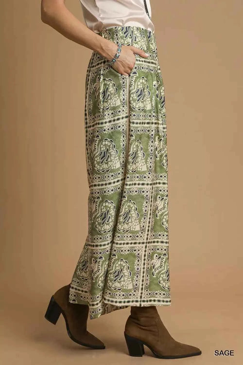 Customer styling Umgee Bohemian Pants with Pockets for Stylish Comfort