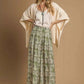 Umgee Bohemian Print Pants with Pockets