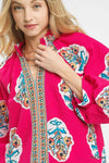 💕 Umgee Boho Floral Tunic Blouse for Effortless Style 💕 thumbnail