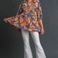 Umgee Boho Tunic Blouse - Mix Paisley Style for Effortless Chic - MegaSuperStar