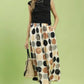 Umgee Dot Print Wide Leg Pants - MegaSuperStar