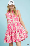 Umgee Floral Sleeveless Dress - Effortless Tiered Style thumbnail