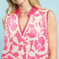 Umgee Floral Sleeveless Dress - Effortless Tiered Style - MegaSuperStar