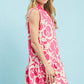 Umgee Floral Sleeveless Dress - Effortless Tiered Style - MegaSuperStar