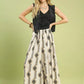 Umgee Geometric Boho Print Wide Leg Pants - MegaSuperStar
